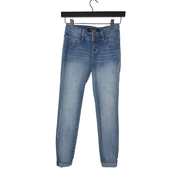 Wax Jean Women’s Skinny Jeans XS 0 Light Wash Stretch Denim Low Rise Casual - Picture 1 of 8